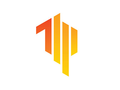 Trustco Media Logo app development app icon brand branding design graphic design icon identity logo m orange red t type typography