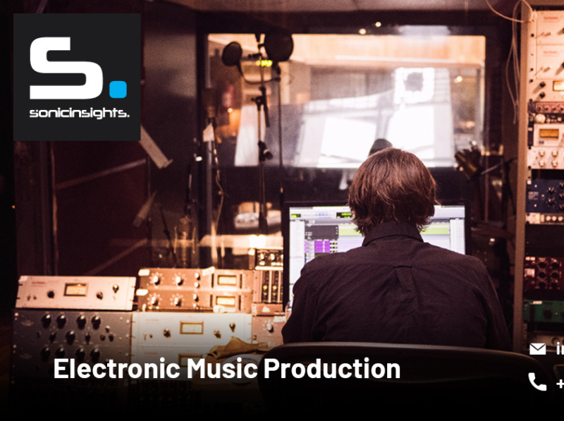 Electronic Music Production School SonicInsights by john on Dribbble