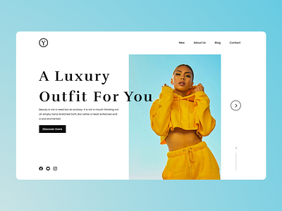 Clothing Website Design