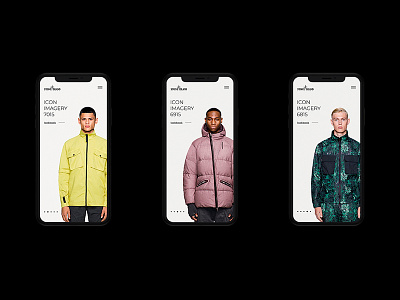 Stone Island Lookbook Page Mobile