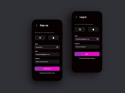 Daily UI Challenge #001  Sign up form.