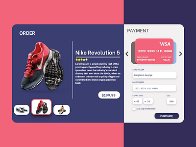 Dailyui challenge # 002 Credit card checkout form