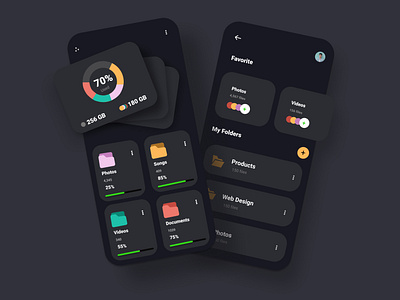 File Manager App design