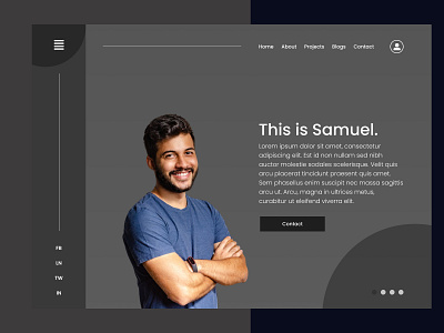 Portfolio::Website design:: by sakib zaman on Dribbble