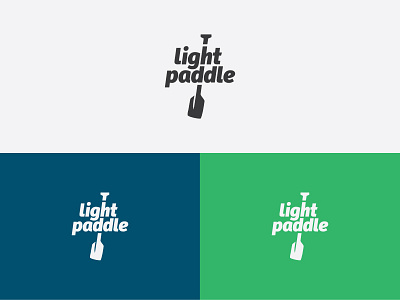 Light Paddle design icon illustration logo logtype mark outdoors paddle