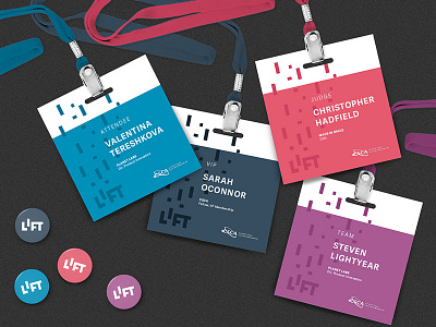 LIFT – Conference Materials branding conference design identity newspace space startup