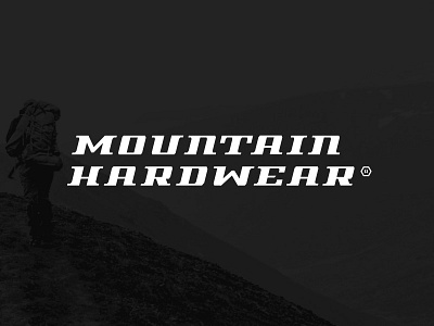 Mountain Hardwear Rebrand apparel corporate identity logo logotype mountain outdoor rebrand technical typography