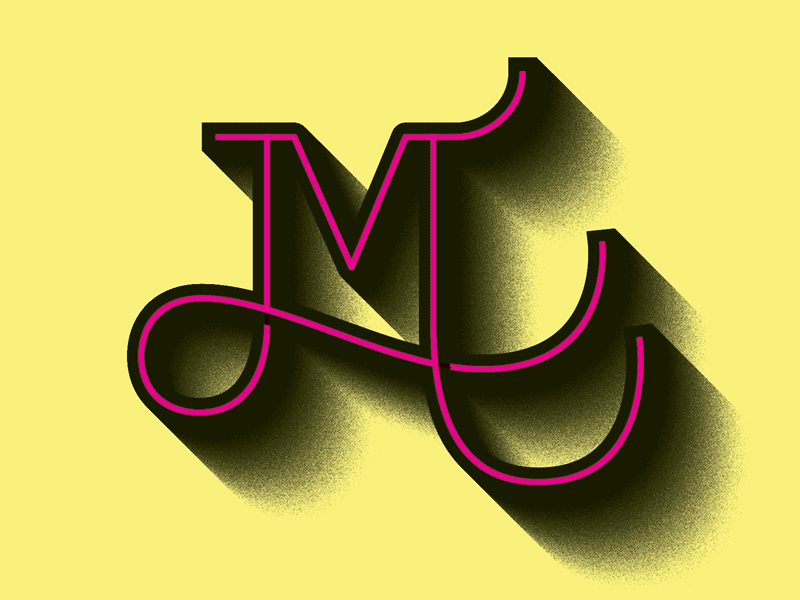 M is for Multicolour bright dropcap gif m multicolour script type