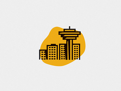 Vancouver! building city design flat icon illustration logo mark minimal simple vancouver