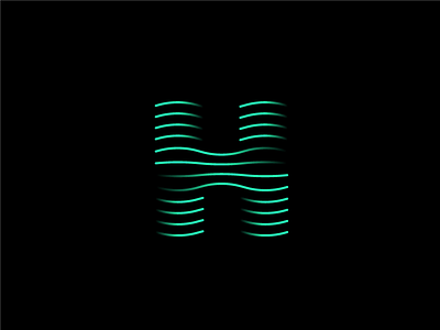 Sound logo WIP digital gradient logo moving sound