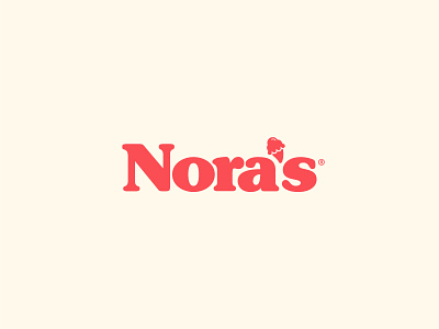 Nora's Ice Cream fun ice cream logo logotype souvenir type typography wordmark