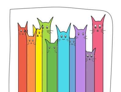 Rainbow cats