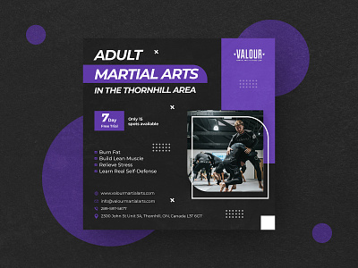 Martial arts social media post or ads banner ad ad design ads banner ads campaign ad design facebook post instagram post promotion ad promotional banner social media banner social media graphics social media post social media poster social network square ad design square post template