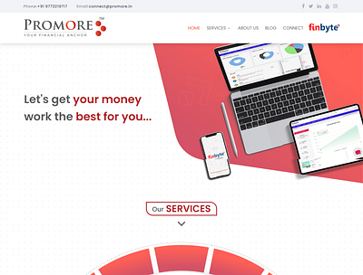 ProMore Fintech - SEO & SMO branding graphic design ui