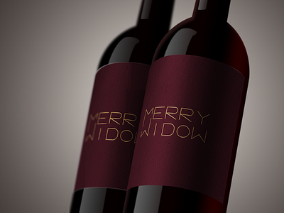 MERRY WIDOW Logo Design