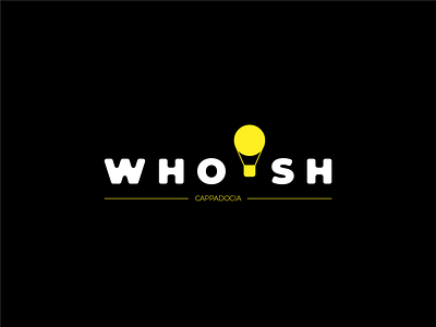 WHOOSH Logo Design branding design flat graphic design illustration illustrator logo minimal typography vector