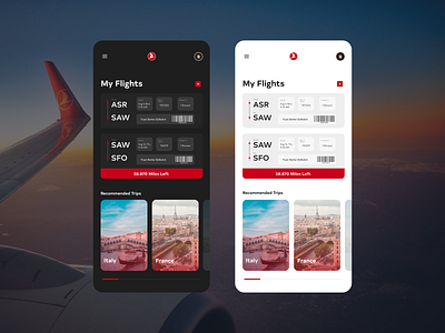 Turkish Airlines Flight Assistant App Design app app design design graphic design interface interface design product design redesign ui design ux design visual design