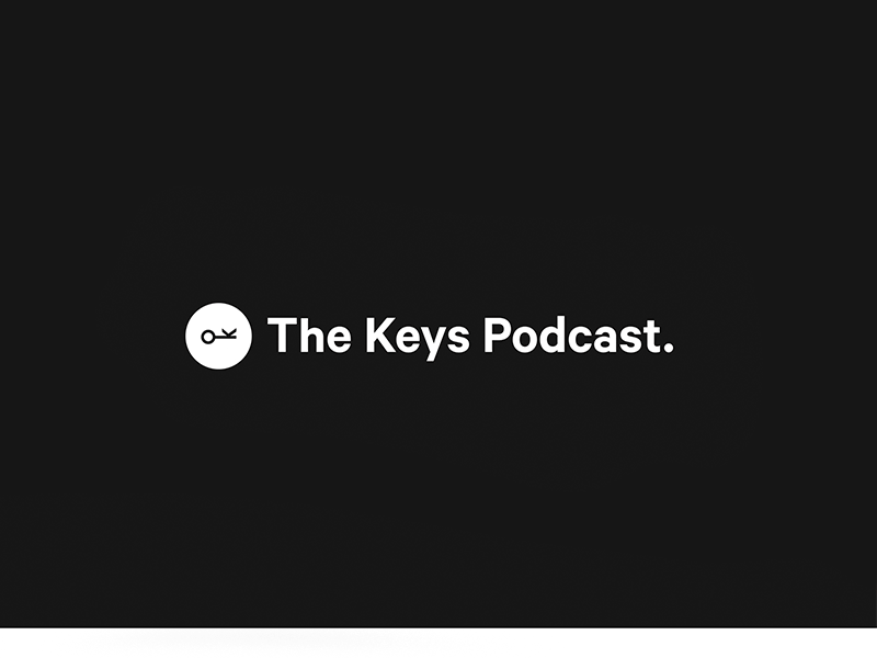 The Keys Podcast branding icon identity logo marketing podcast podcast art social