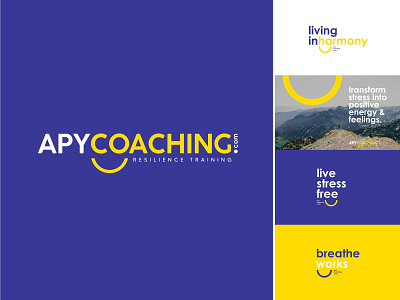 APY COACHING branding coaching design logo