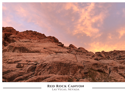 Red Rock Canyon Postcard design flat iphonex lasvegas nationalpark nevada photography postcard redrock redrockcanyon usa web