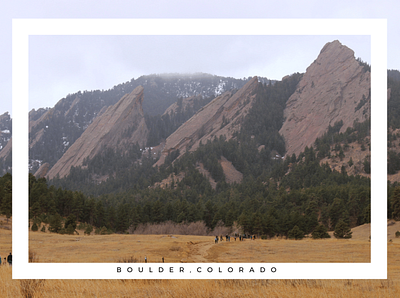 Boulder Postcard boulder buffs chautauqua climbing colorado flatirons hiking optoutside university of colorado