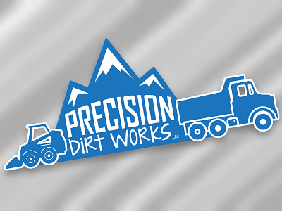 Precision Dirt Works - Logo business colorado graphic design identity branding identity design illustration logo marketing vector