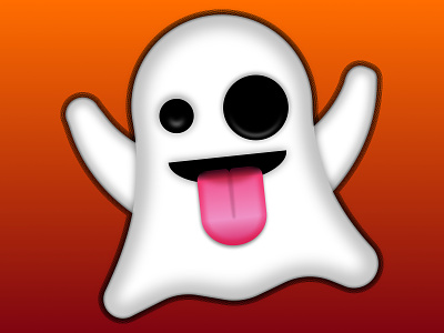 Ghost Emoji emoji ghost graphic design halloween icon illustration ios vectorized