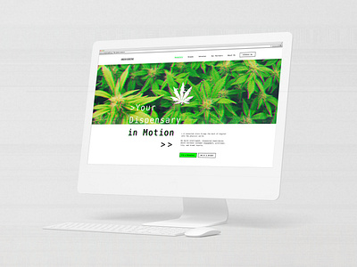 Homepage design for GreenScreens new Branding art direction branding cannabis corporate identity design dispensaries glitch graphic design graphiste freelance green home page logo mockup modern screen glitch uiux web design webdesigner weed