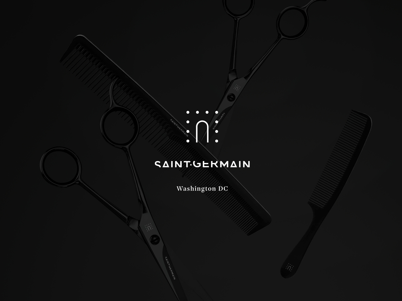 SaintGermain Salon / Logo design by D O W N T O W N on Dribbble