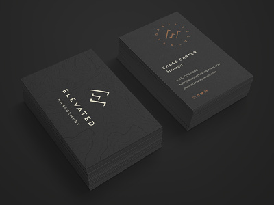Elevated / Business cards design