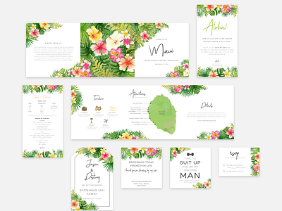 Tropical Destination Wedding Kit