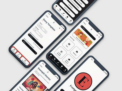 Story Preserving Mobile App app branding figma illustration logo mobile mobile app ui ui design ux ux design