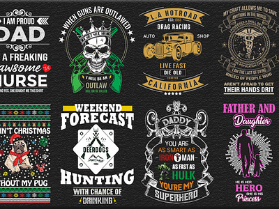 Exclusive Bulk T-shirt Design Bundle