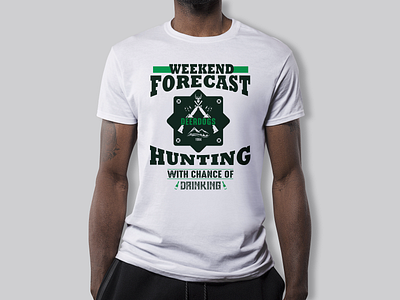 Hunting deer T-shirt Design