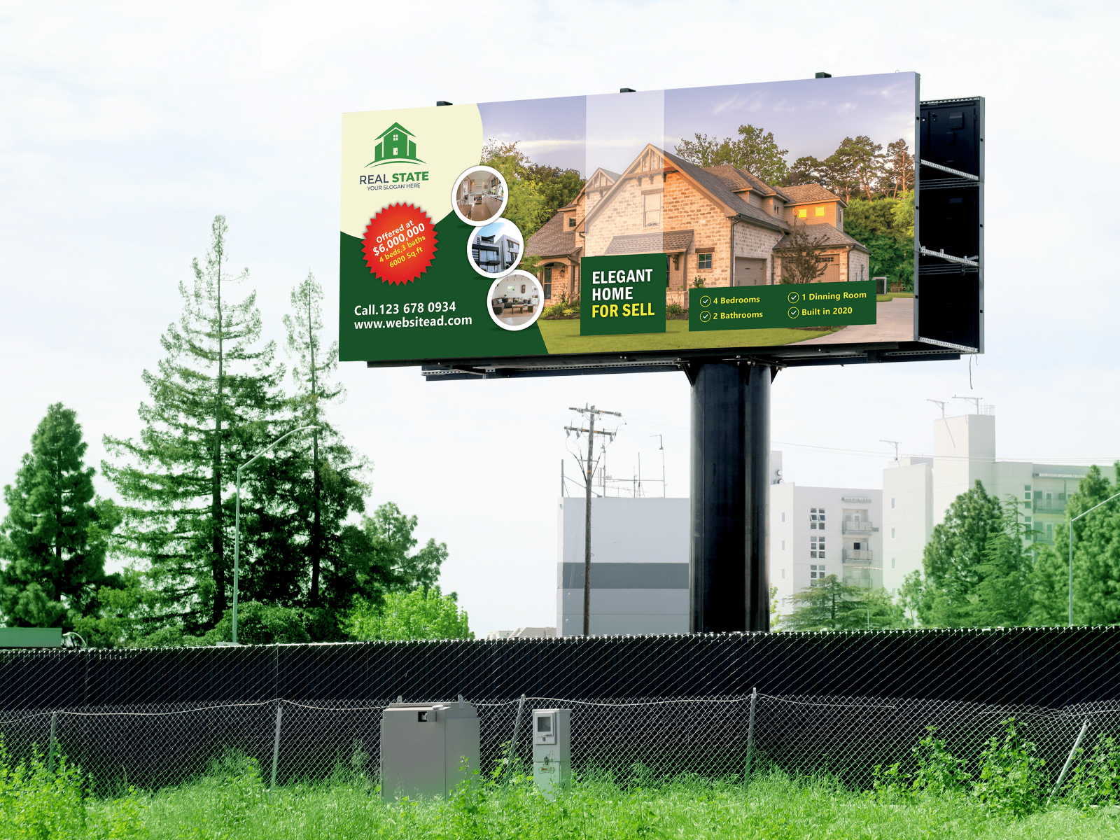Real Estate Billboard Signage Design By Abrar Shakil On Dribbble