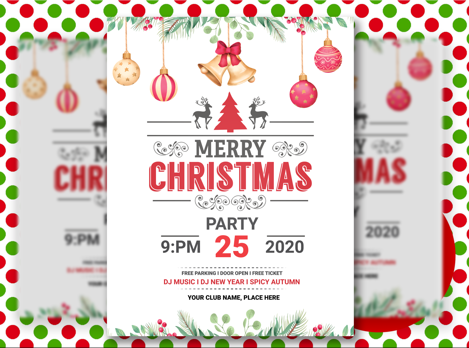 Christmas Special Flyer/Poster-Design by Abrar Shakil on Dribbble