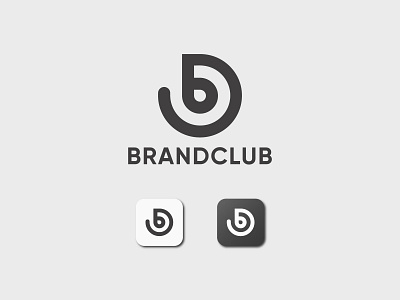 BRAND-CLUB Logo Design brandclub branding business card design creative design graphic design logo logodesign logoidea modern owner printing