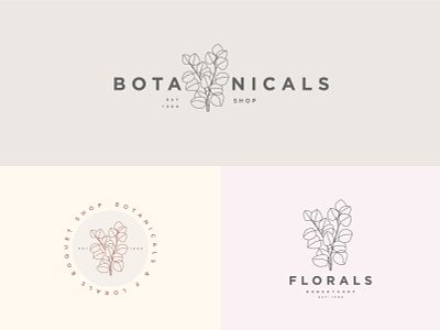 Botanical Logo Design bohologo botanic botanical botanical logo design botanicals creative design feminine flower flowers garden graphic design green logo logo design modern nature owner plant vector