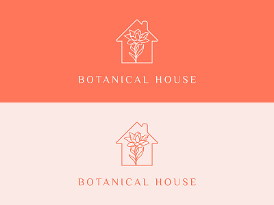 Botanical House Logo Design by M E Mahid on Dribbble