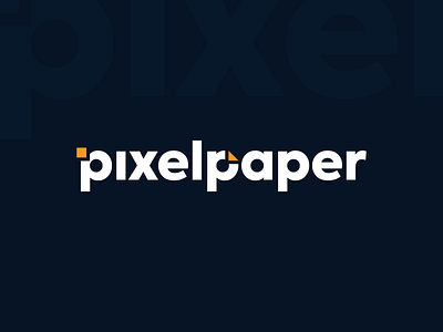 PixelPaper Logo brand brand design branding branding and identity design.blues logo logomark minimal logo