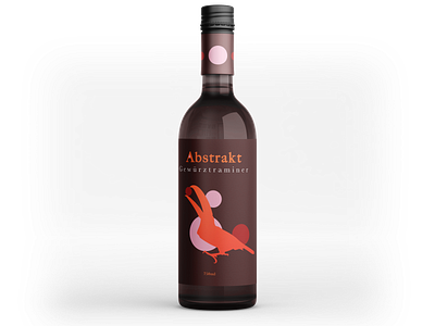 Abstrakt Wine: Gewürztraminer branding design graphic design label logo packaging vector