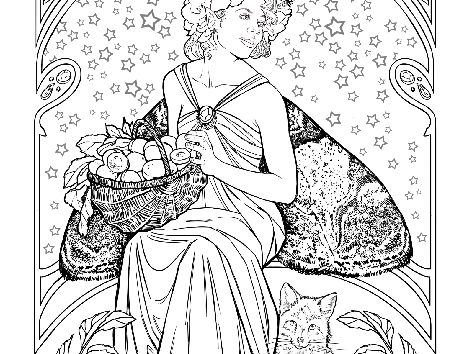 Sugar Plum Fairy Coloring Pages