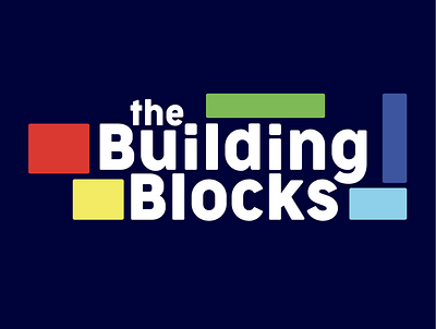 Building Blocks Conceptual Logo branding graphic design logo vector