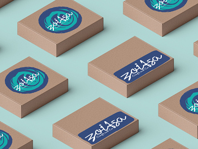 Zoitsa Craft and Co Packaging | Mockup blue branding branding and identity concept art design flat logo logodesign minimal mockup mockup psd simple stationary