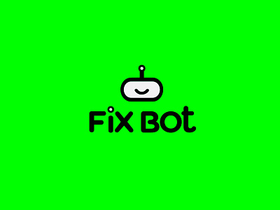 Fix Bot branding design graphic design illustration logo typography