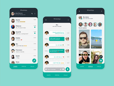 Whatsapp Re-design Light mode