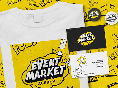Branding For Event Agency branding business card design logo pattern print