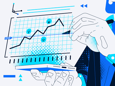 Forex sentiment analysis branding design flat flat image illustration illustrator ui vector vectorart