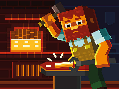 Minecraft Pocket Edition designs, themes, templates and downloadable  graphic elements on Dribbble