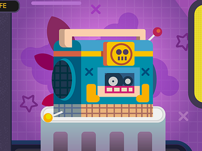 Voodoo Chest cartoon character design chest colorful art cute flat flat image game art illustrator vector art vector illustration